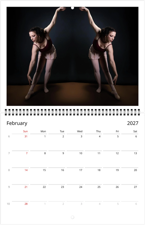 2027 Fitness Wall Calendar