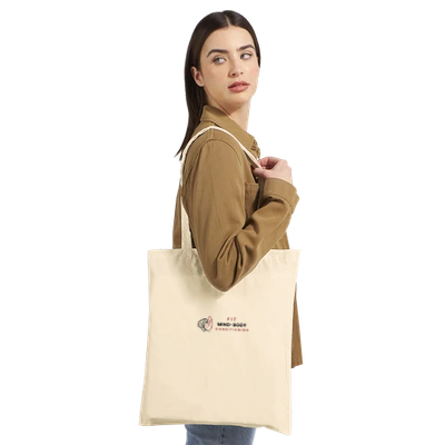 FMBC Classic Cotton Tote Bag | Natural Canvas Gym Bag